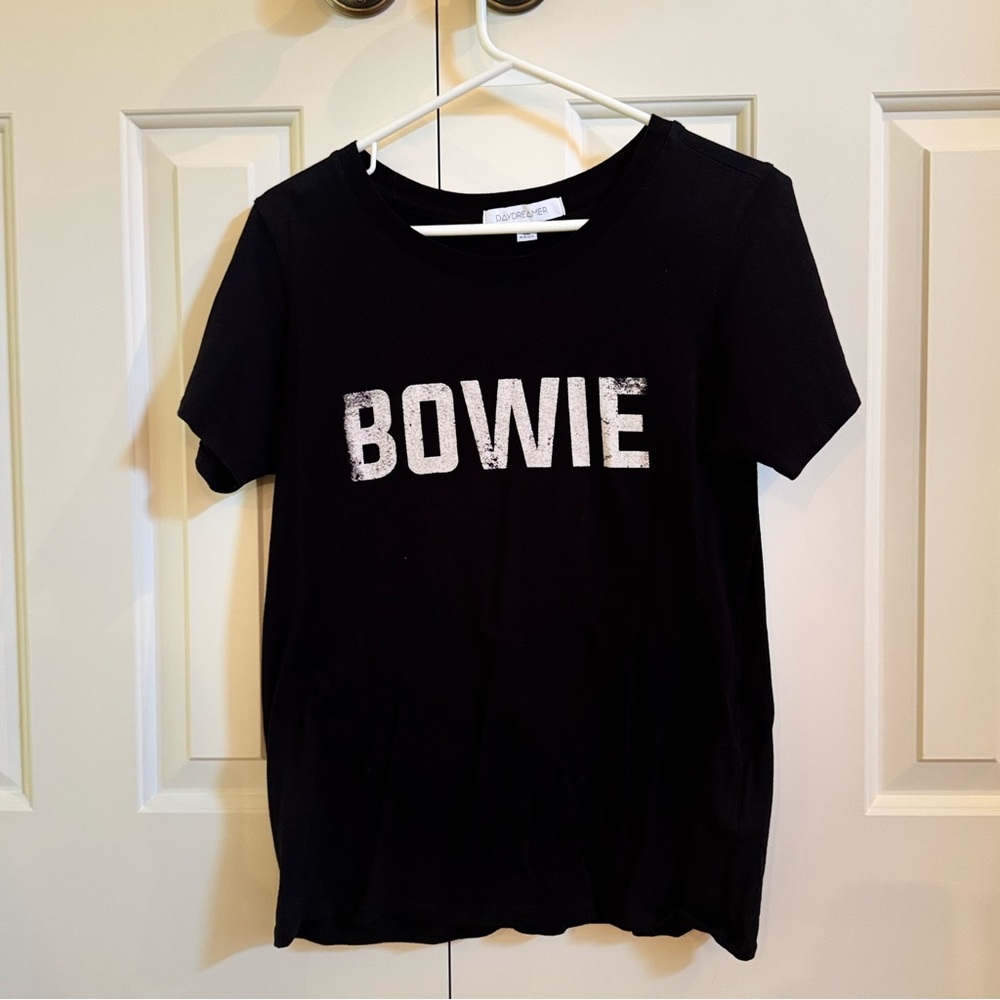 Daydreamer Black Short Sleeve Bowie T-Shirt